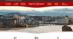 Desktop Screenshot of agence-benquet.com